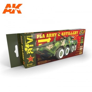 AK PLA ARMY AND ARTILLERY COLORS SET AK4240N